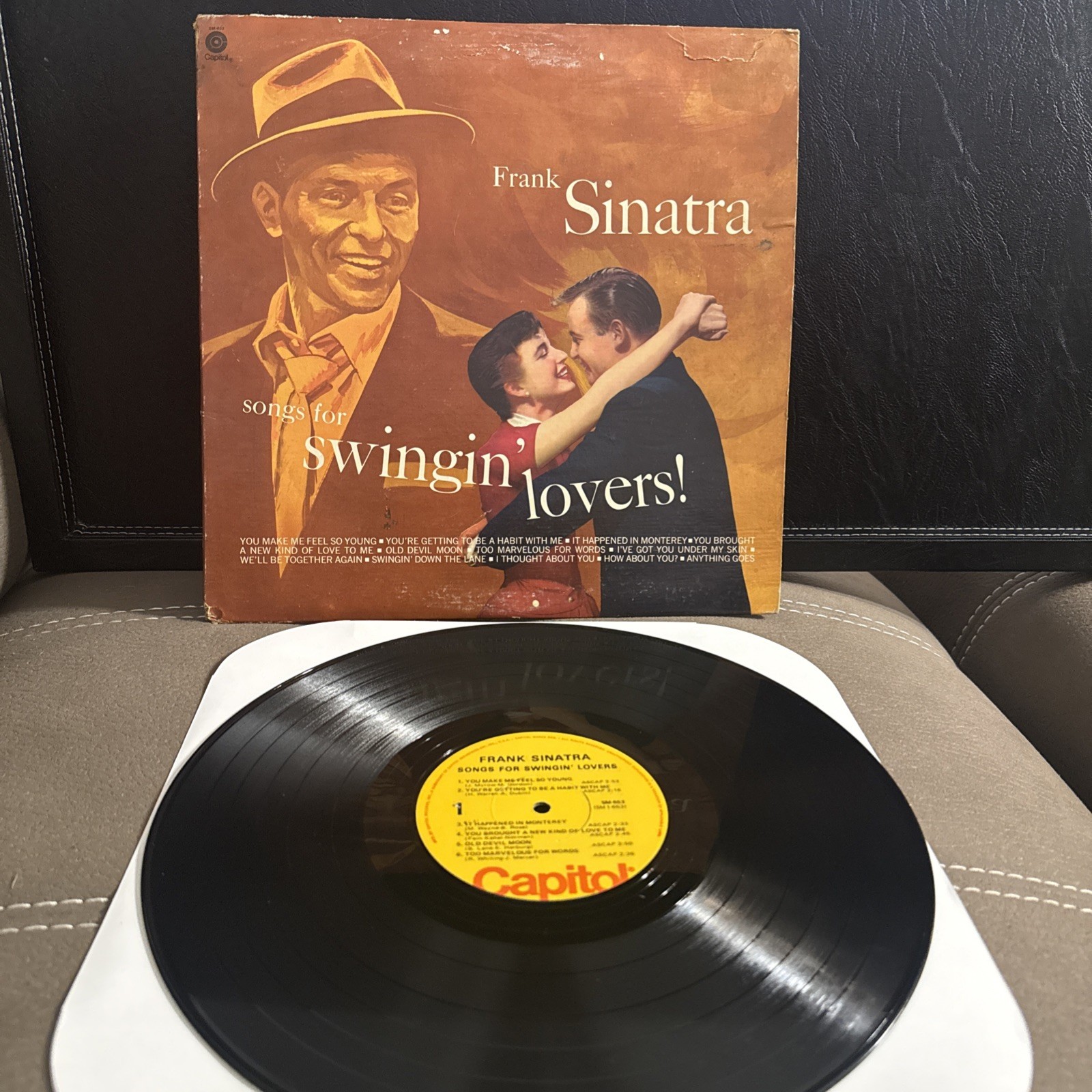 Frank Sinatra Songs for Swingin' Lovers! Capitol SM-653 12" Vinyl LP 33 RPM