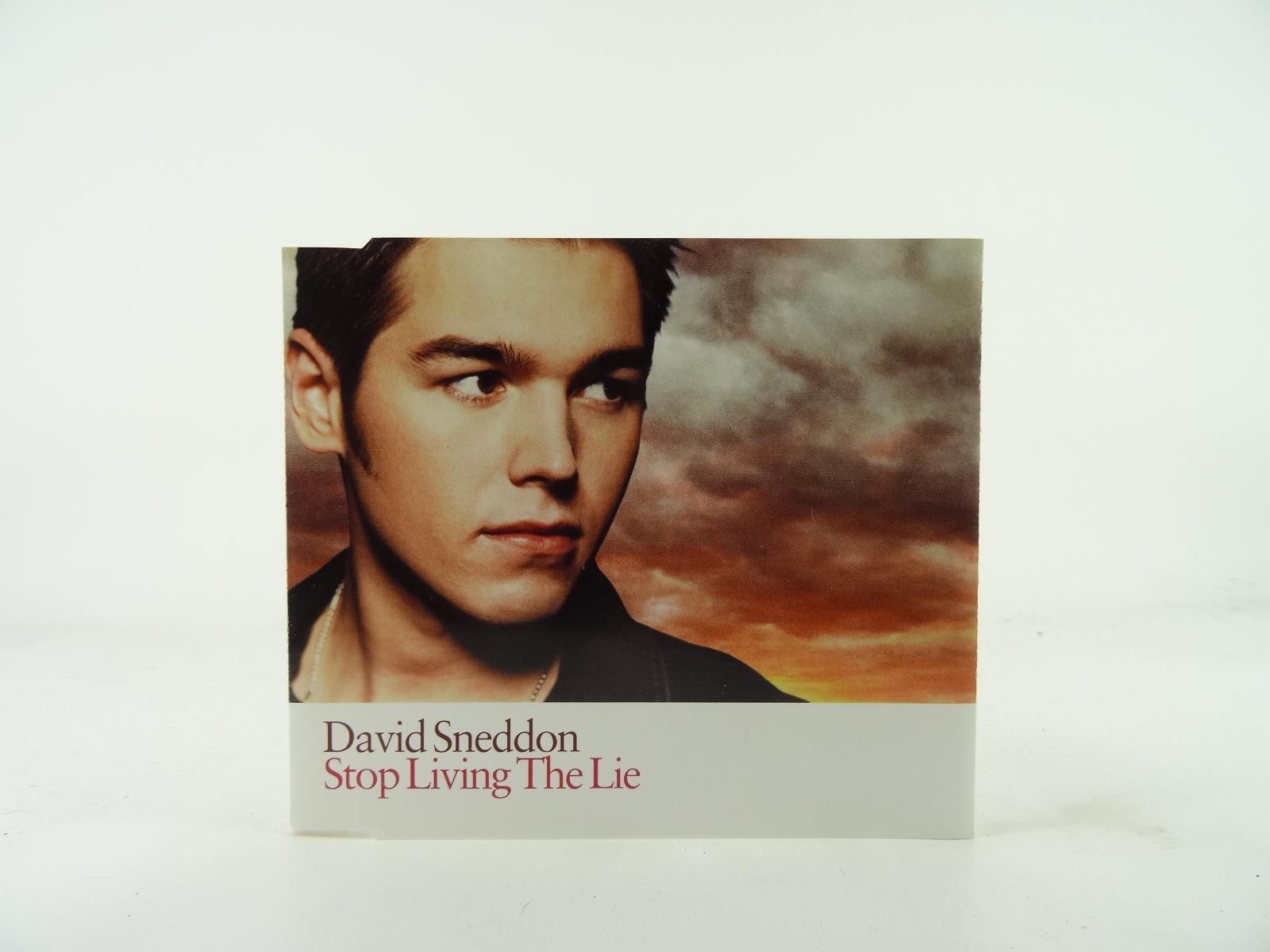 DAVID SNEDDON STOP LIVING THE LIE (B93) 3 Track CD Single including Picture Slee