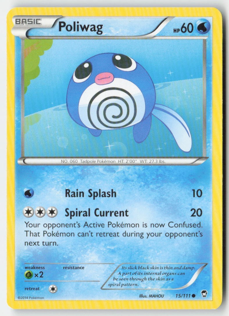Pokemon - Poliwag #15/111 Regular - Furious Fists
