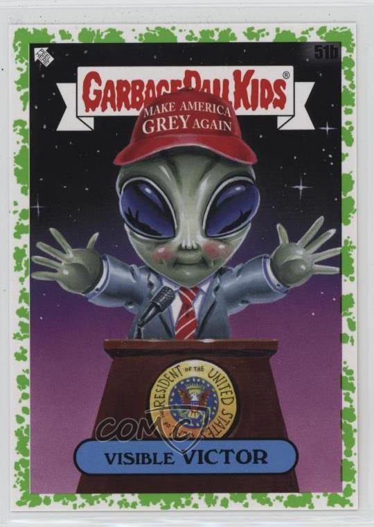 2020 Topps Garbage Pail Kids 35th Anniversary Booger Green Visible Victor a8x