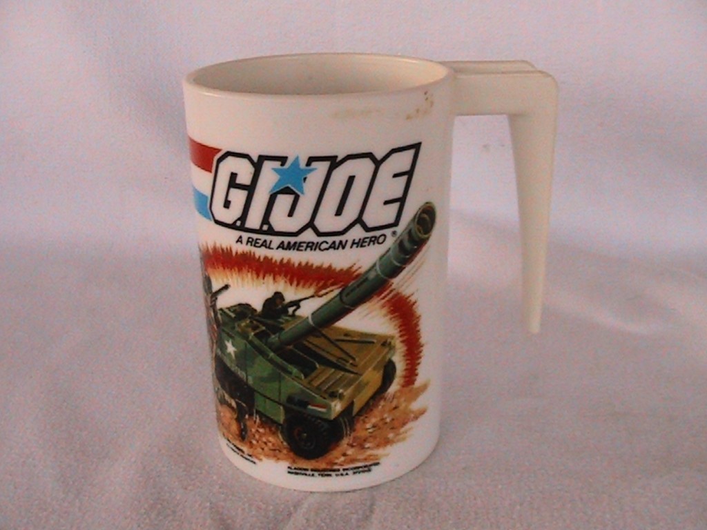 1 VINTAGE USED 1985 HASBRO GI JOE MUG