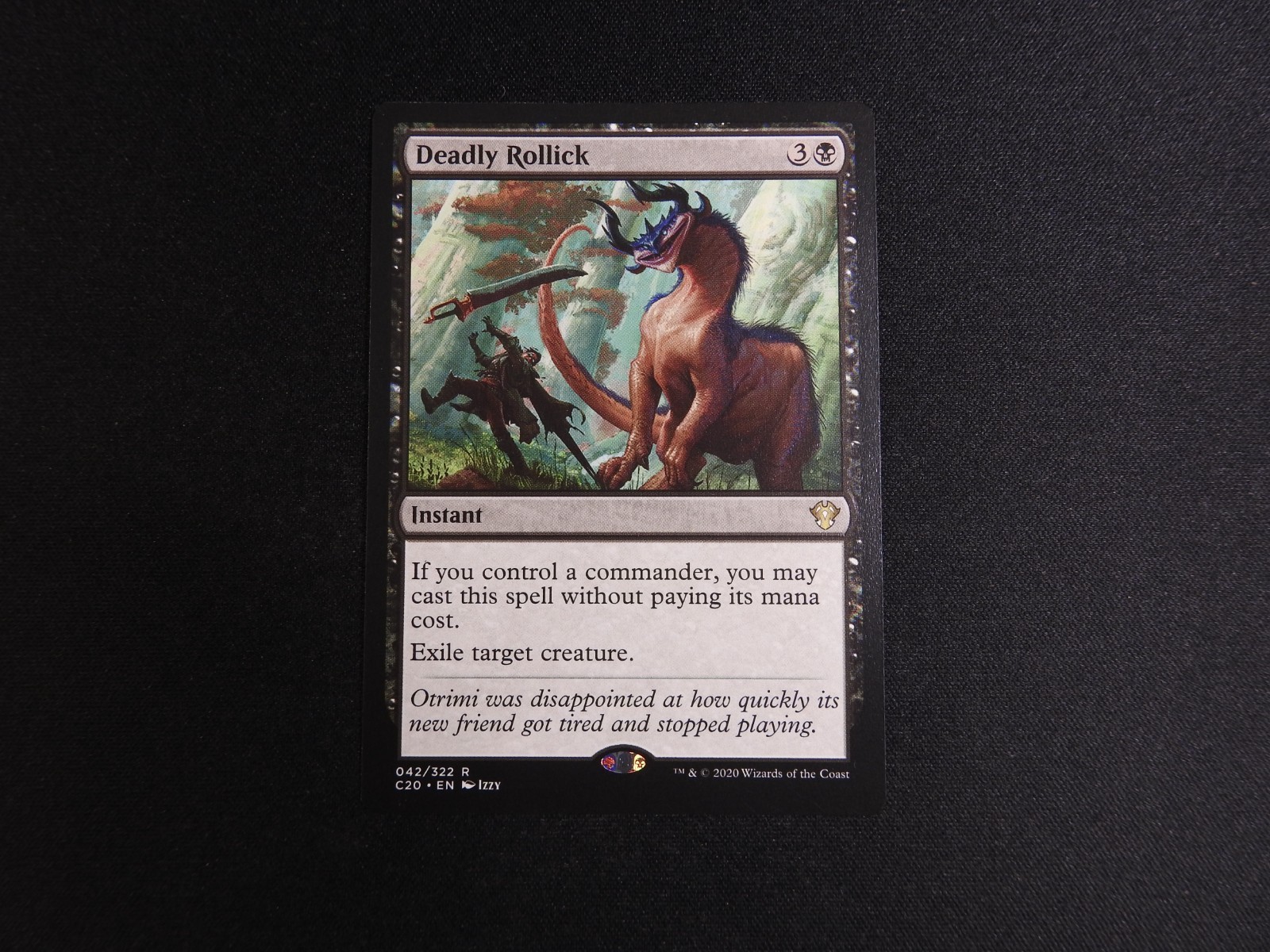 Deadly Rollick NM/MINT [Commander 2020] Mtg Magic Free Tracking!