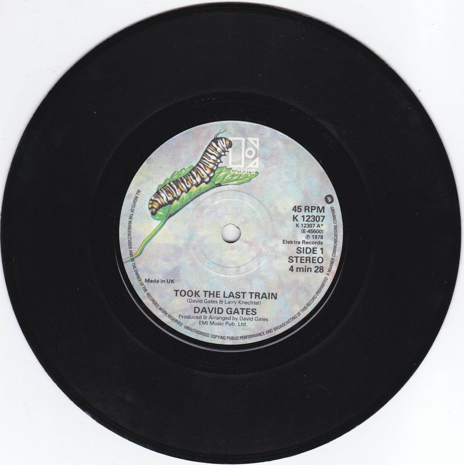 David Gates - Took The Last Train (UK) ++ used ++