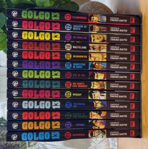 Golgo 13 Manga SET Vol 1-13 Versione Inglese Fumetti Nuovo di Takao Saito NUOVO