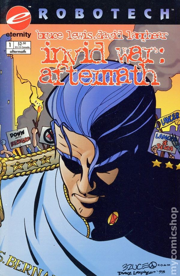Robotech Invid War Aftermath #1 VF 1993 immagine stock