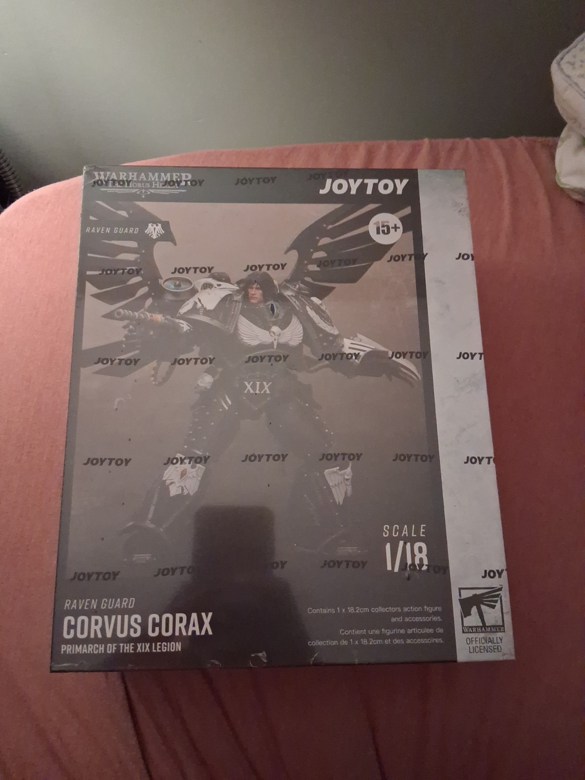 HIPLAY JOYTOY Warhammer Corvus Corax Primarch of the XIX Legion 1/18 Figure