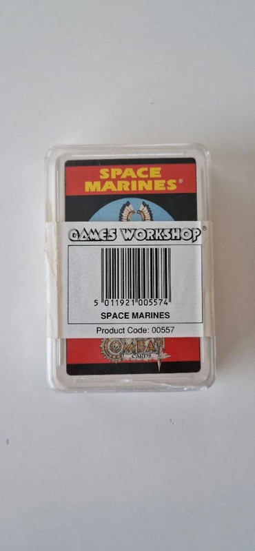 Games workshop - Jeu carte Space Marines (Citadel Combat Cards) - 1992