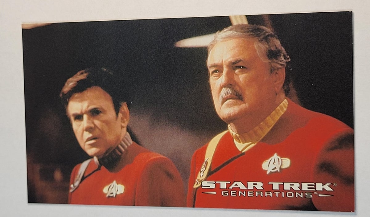 Vintage 1994 Star Trek Generations SkyBox Trading Card 68 Scott Chekov