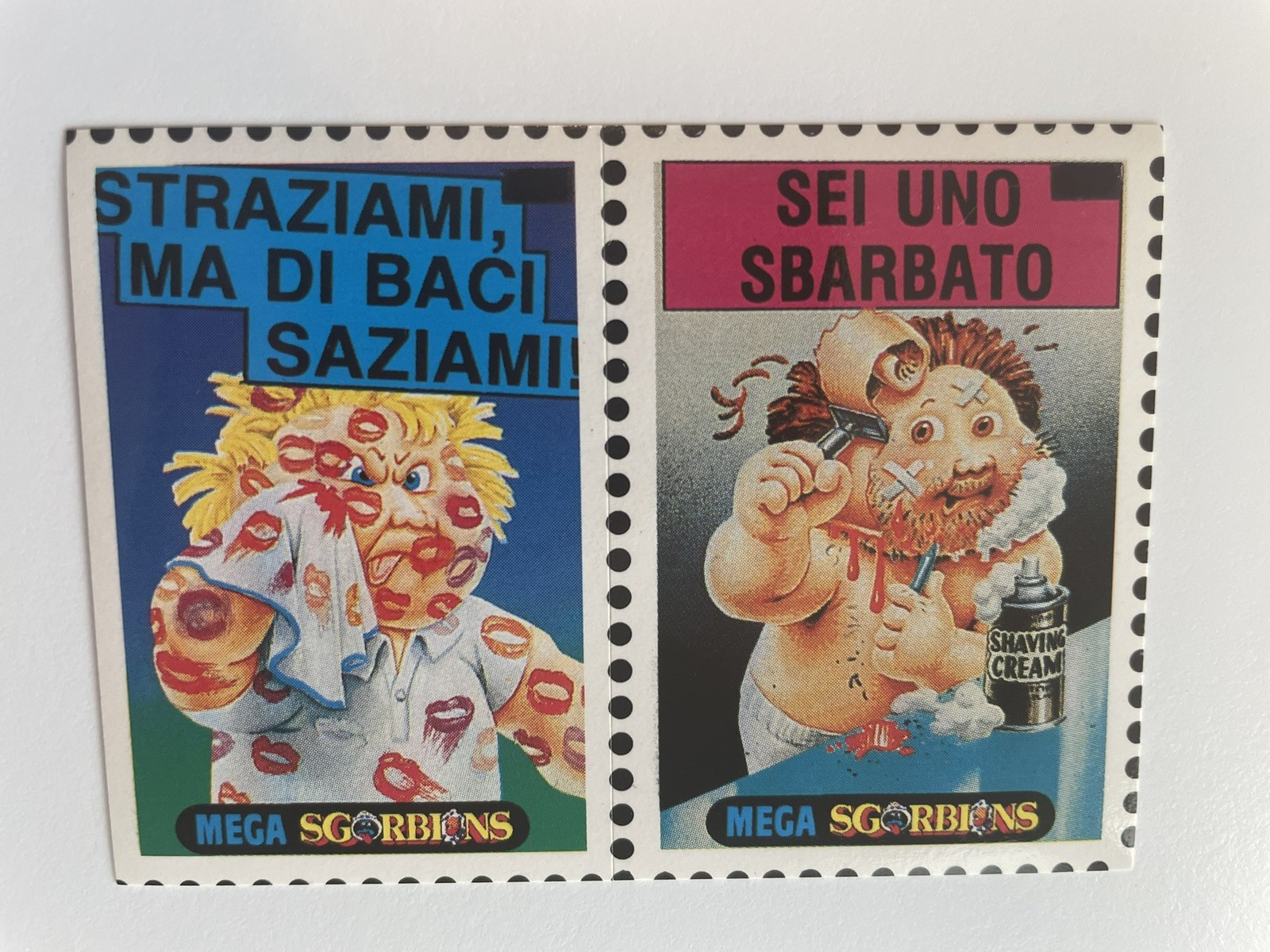 1990 Mitici Sgorbions Hank E. Panky / Shorned Sean Spazzatura Italiana Bambini