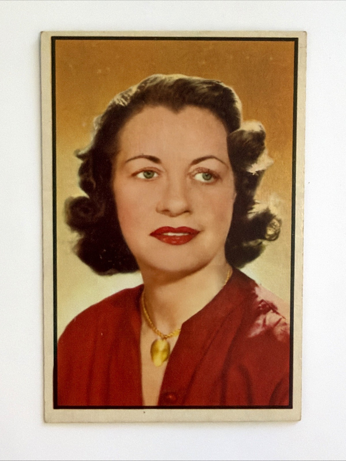 1953 BOWMAN TV & RADIO STARS OF NBC LUCILLE WALL #53