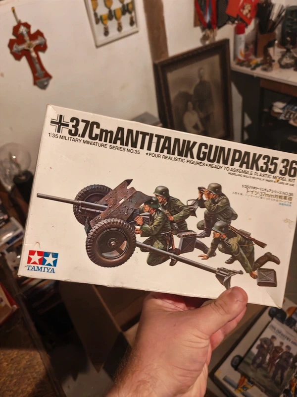 3.7CmAntiTank GunPak35/36 1/35 Tamiya
