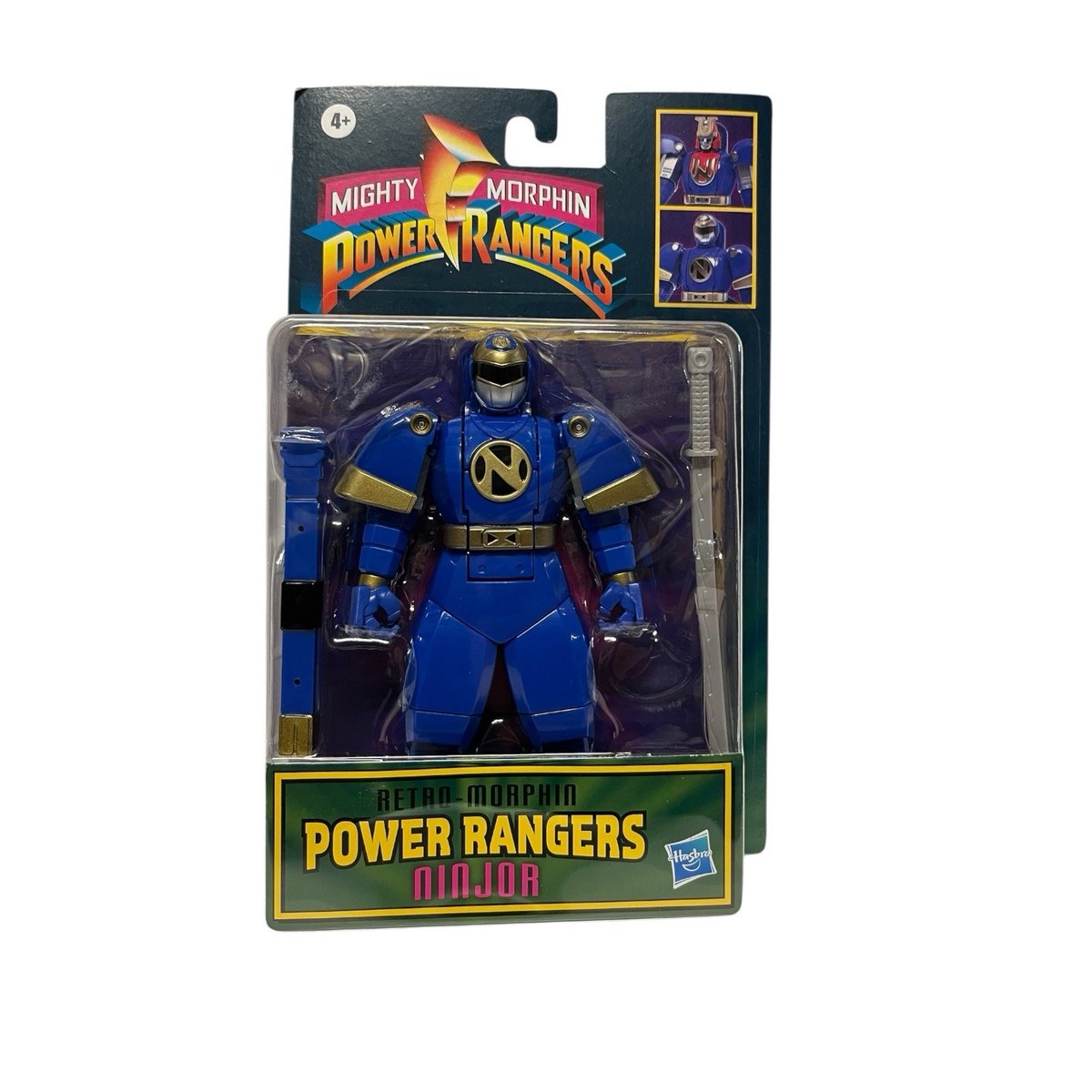 Modellino Hasbro Mighty Morphin Power Rangers Retro Ninjor 6,5" Fliphead nuovo 2021