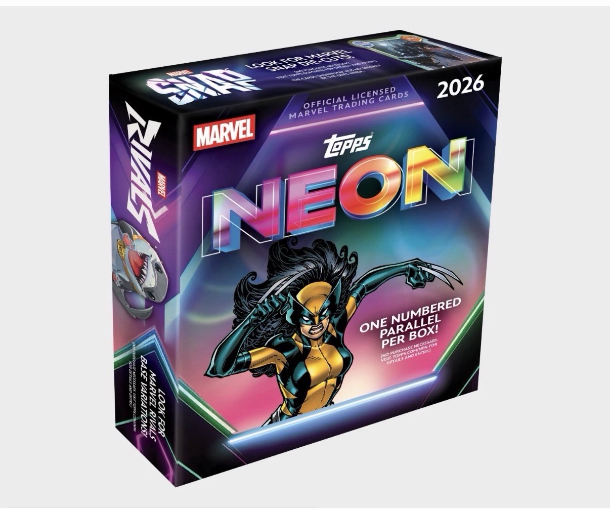 2026 Topps Neon Marvel - Mega Box sigillato