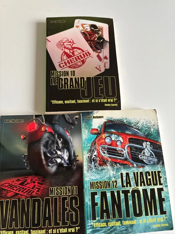 3 livres mission de cherub Tome 10/11/12