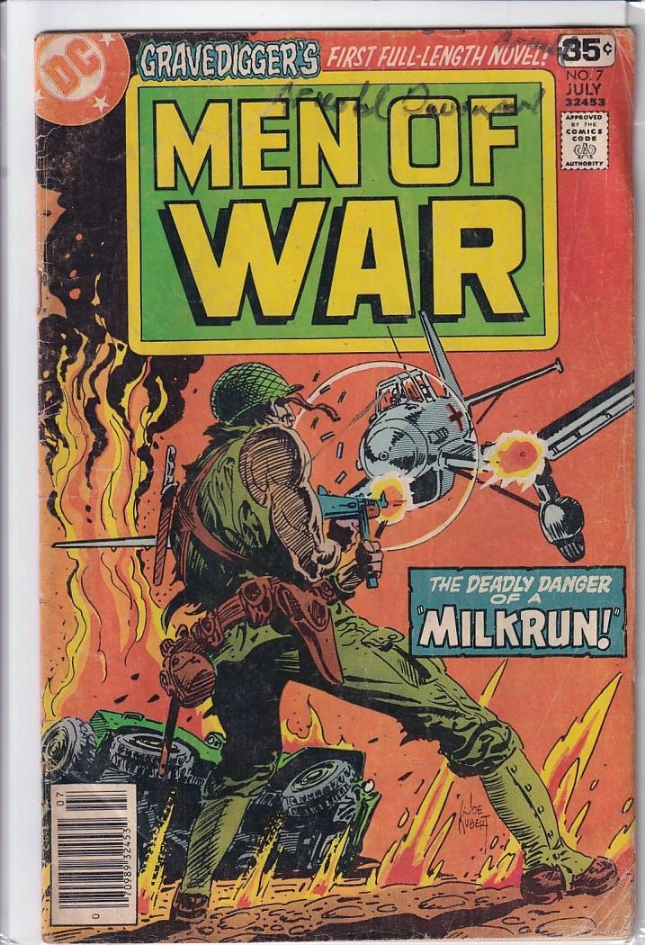 46516: DC COMICS MEN OF WAR #7 VG Grade