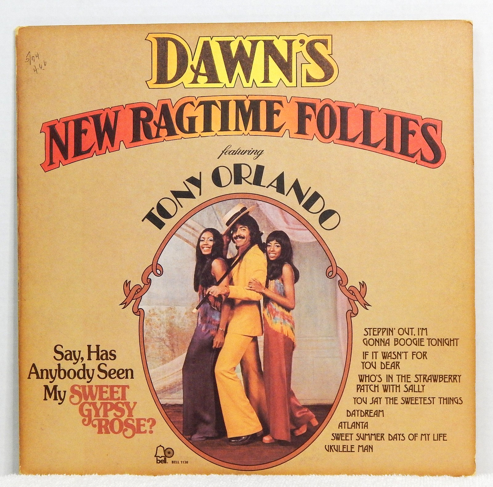 Dawn feat. Tony Orlando - New Ragtime Follies - 1973 Bell Pop Soul  Vinyl LP