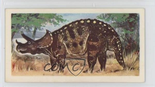 1972 Brooke Bond Prehistoric Animals Triceratops #26 2p7