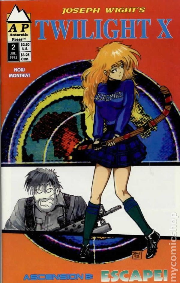 Twilight X La Serie #2 VG 1993 Immagine Stock Basso Grado