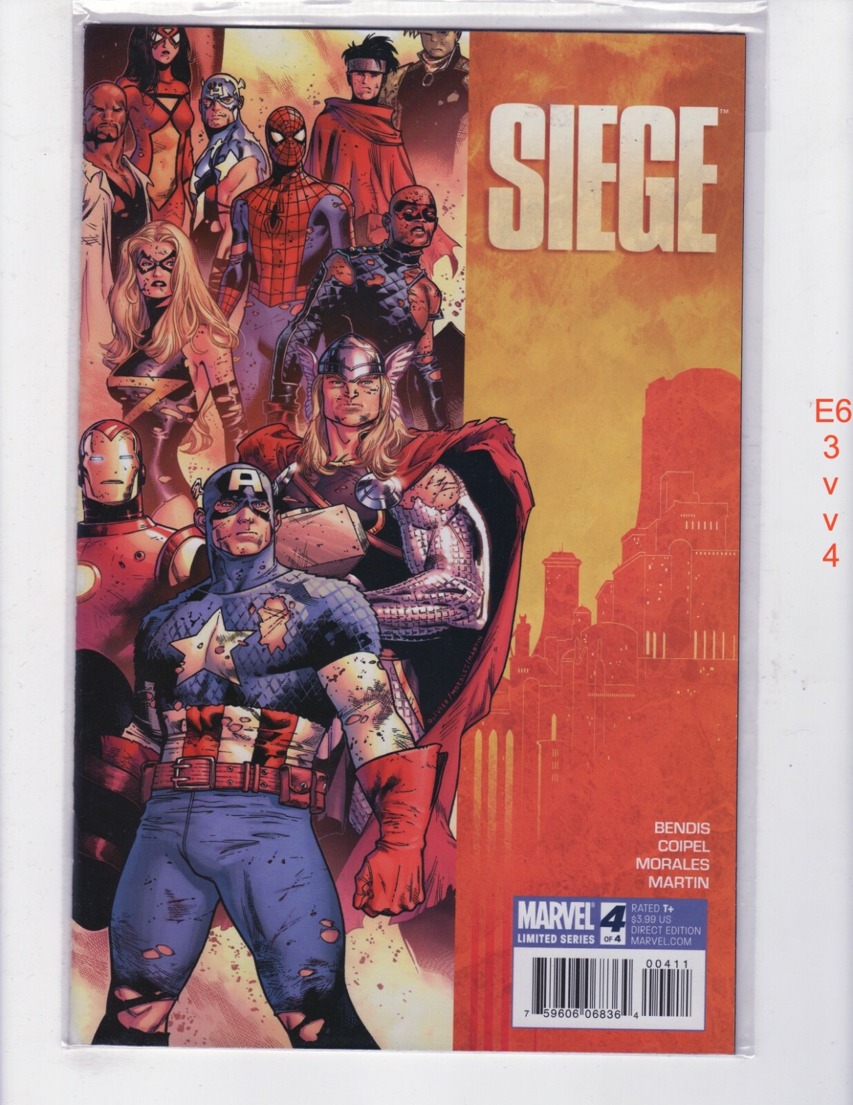 Siege #4 VF/NM 2010 Marvel e634