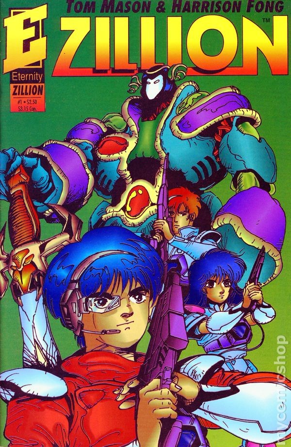 Zillion #1 FN 1993 Immagine Stock