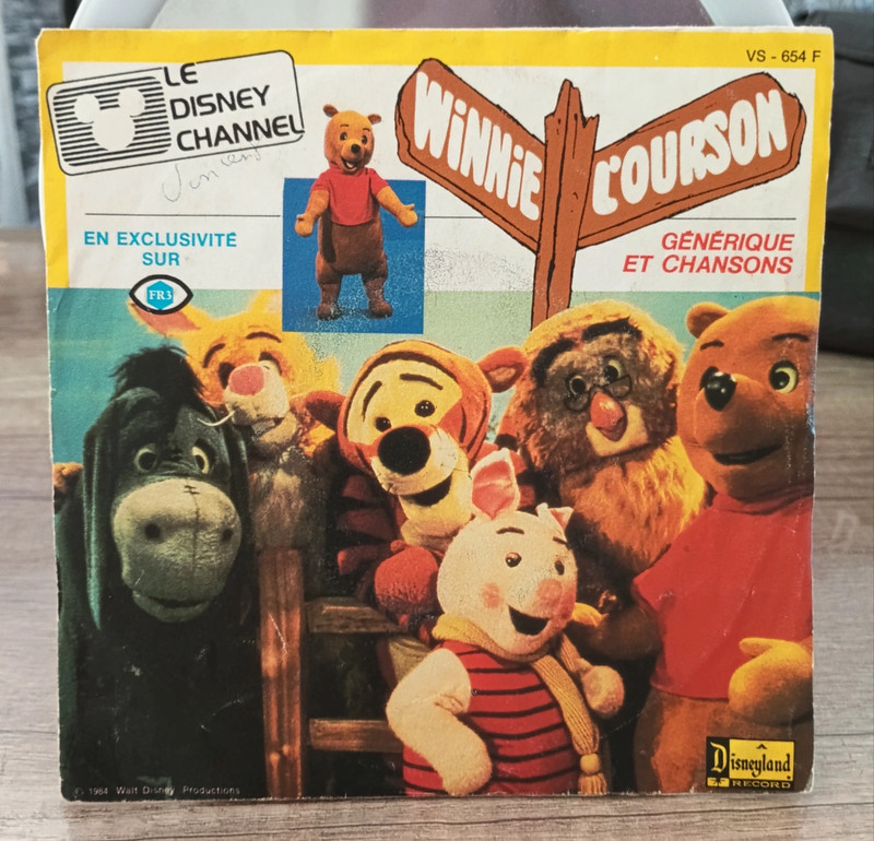Vinyle générique Winnie l'ourson