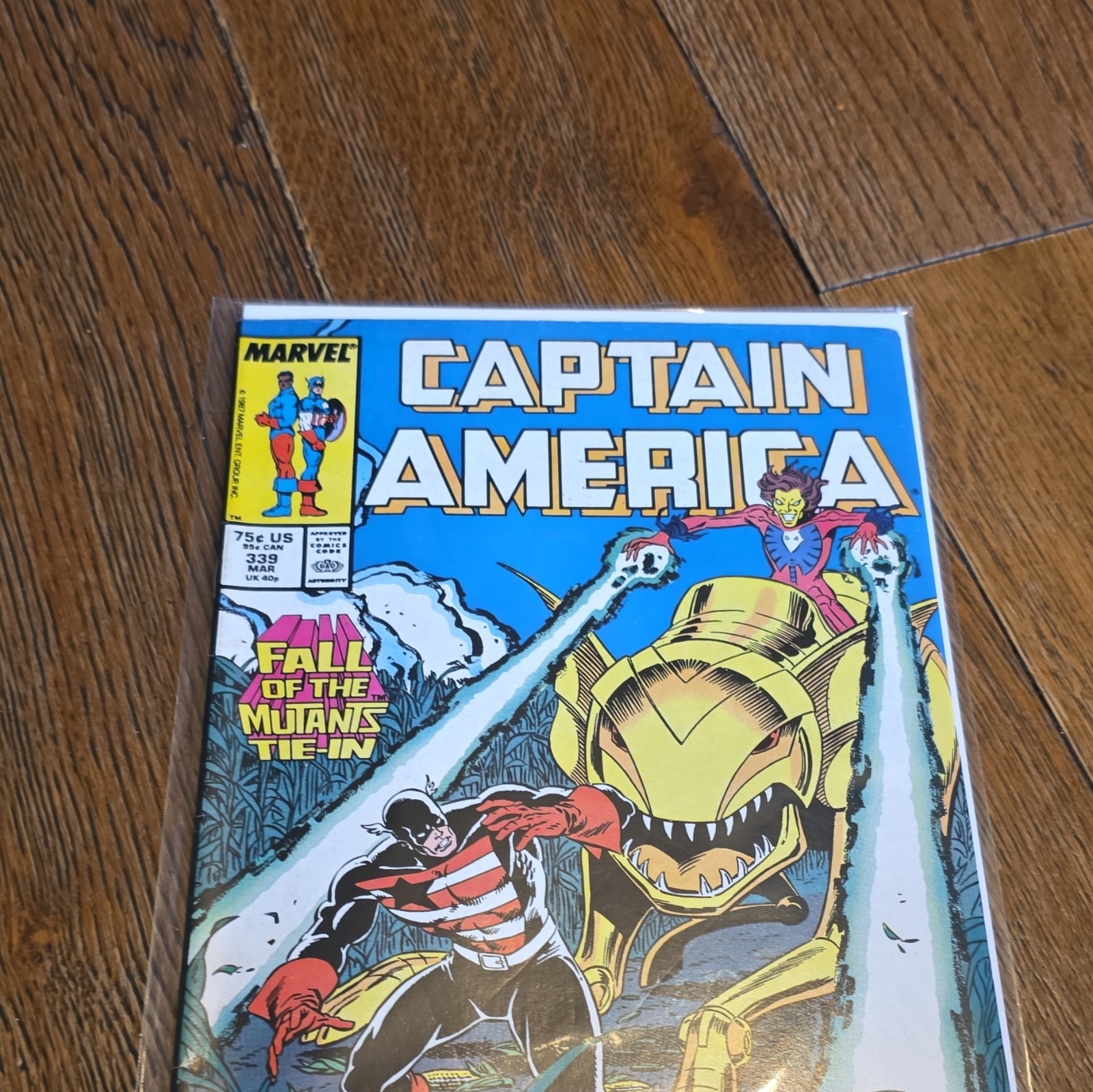 Marvel Captain America #339 (1987) J.M. DeMatteis "America the Scorched"