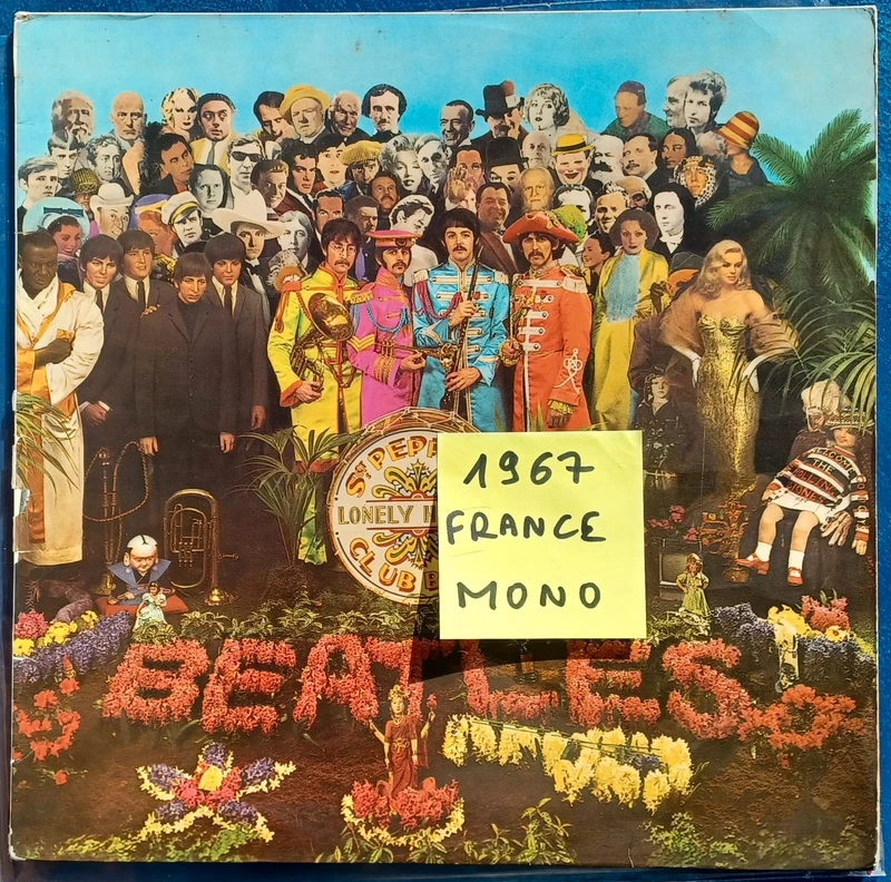 The Beatles Sgt Pepper LP Fr 1967 Mono (VG+/VG+)