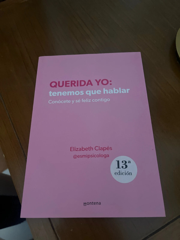 Libro querida yo tenemos que hablar