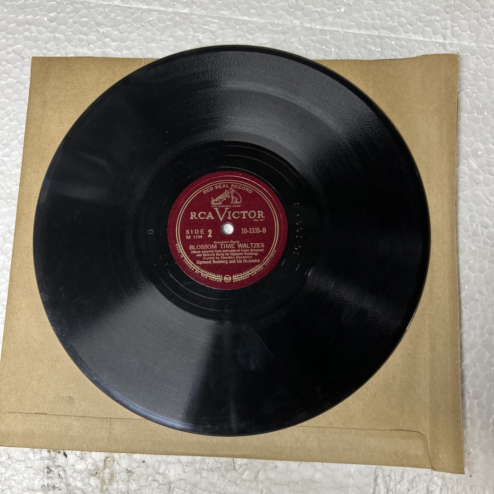 Sigmund Romberg The Mary Widow Waltzes/Blosson Time Waltzes Rca Victor 78