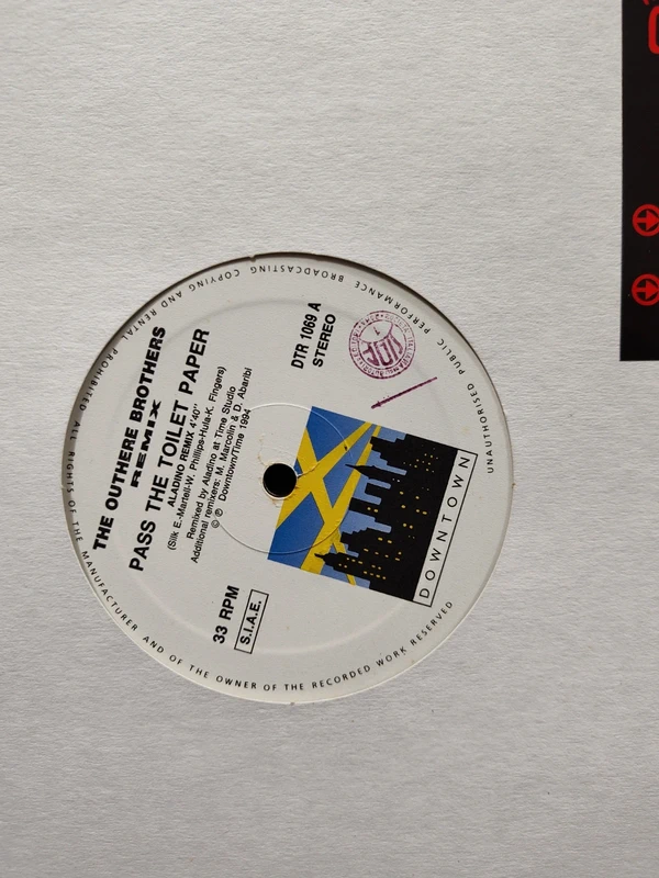 Outhere Brothers - Pass the toilet paper - disco mix