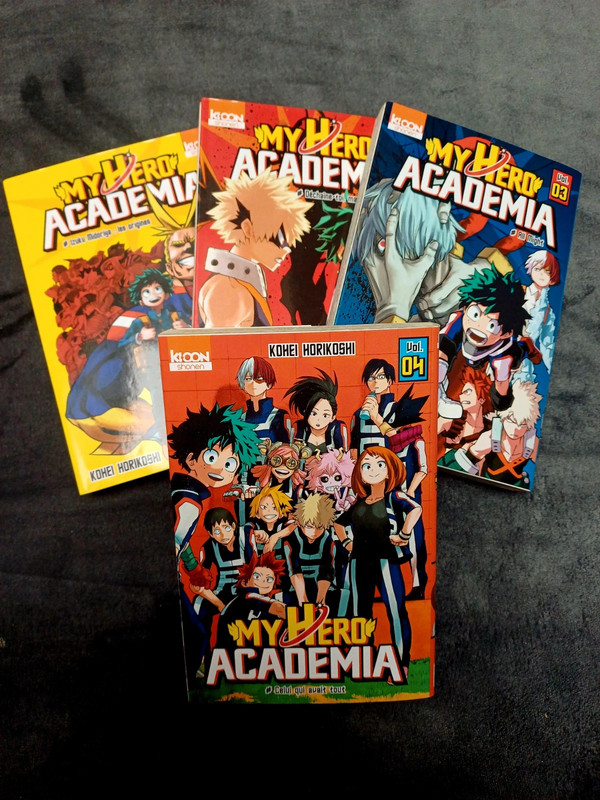 Manga My Hero Academia tome 1-4