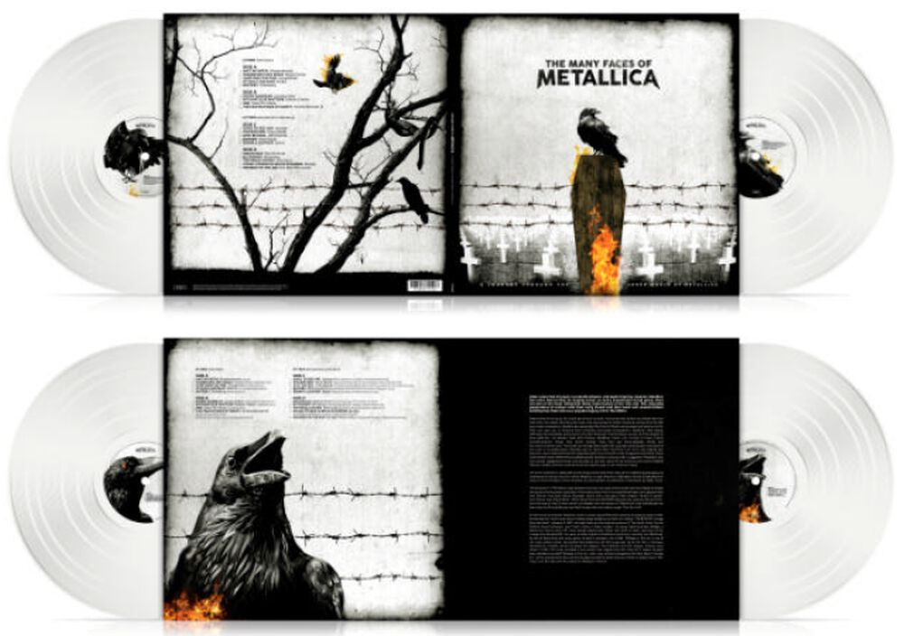 The Many Faces Of Metallica (New Sealed White Vinyl 2LP Record) 236