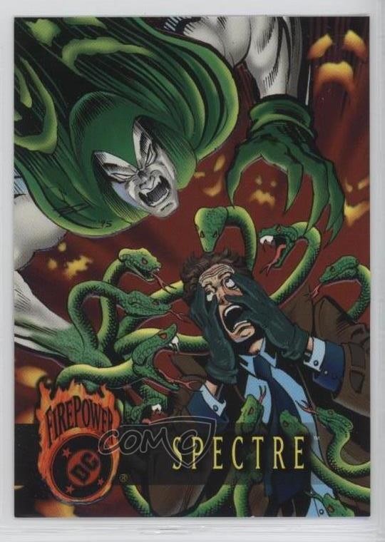 Fleer DC Outburst 1996: Firepower Spectre #09 0f8