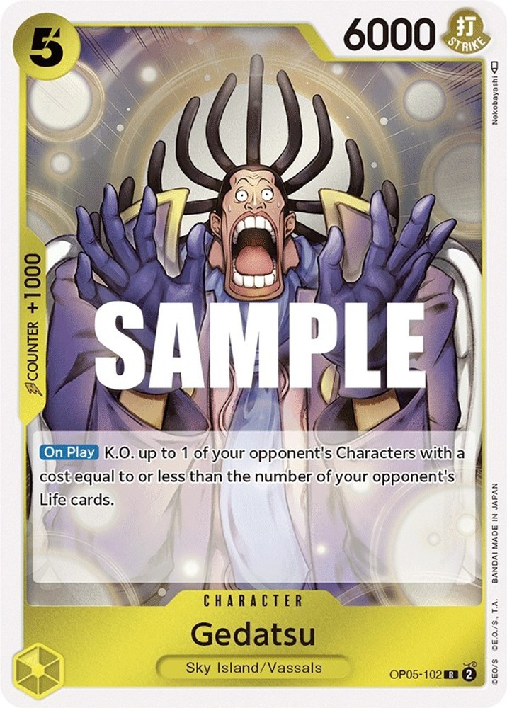 Gedatsu [OP05 - OP05-102] Foil raro quasi nuovo