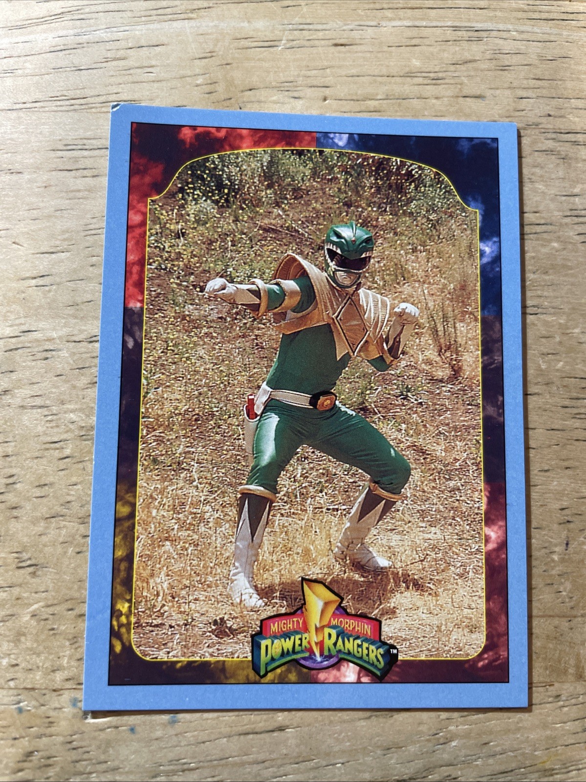 1994 Saban Power Rangers Card Green Ranger