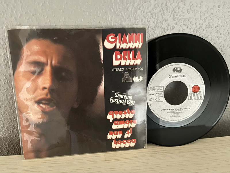 Gianni Bella - Vinyl Single 7“/ Schallplatte (Questo Amore Non Si Tocca)