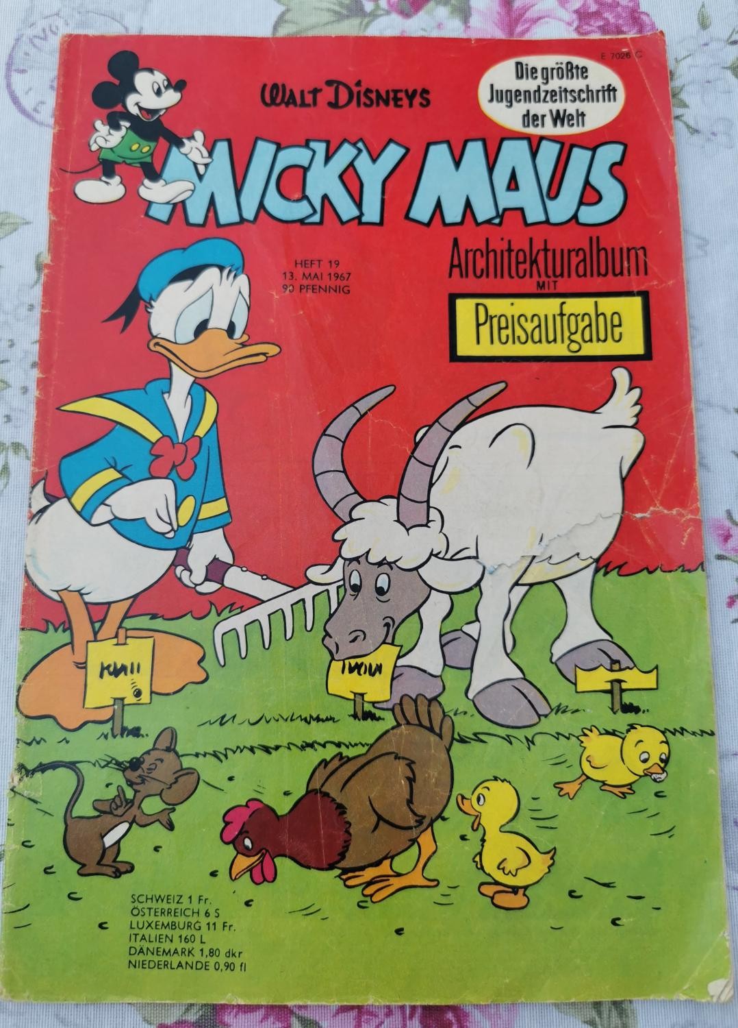 Quaderno Topolino 19 del 13.05.1967 Walt Disney Sacré Coeur