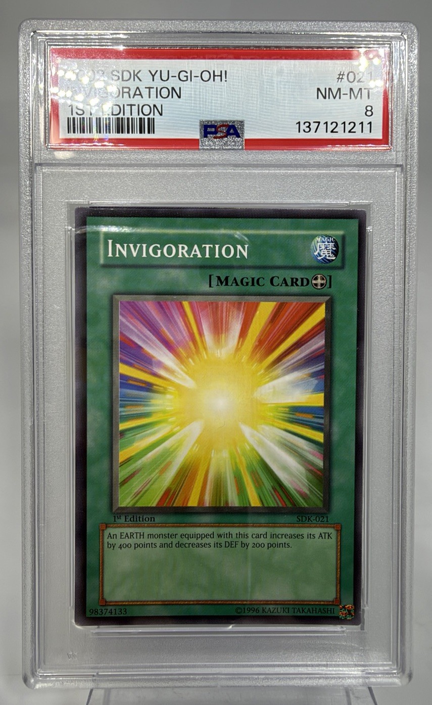 Yu-Gi-Oh 2002! Invigorition SDK Starter Deck: Kaiba 1a Edizione Comune PSA 8
