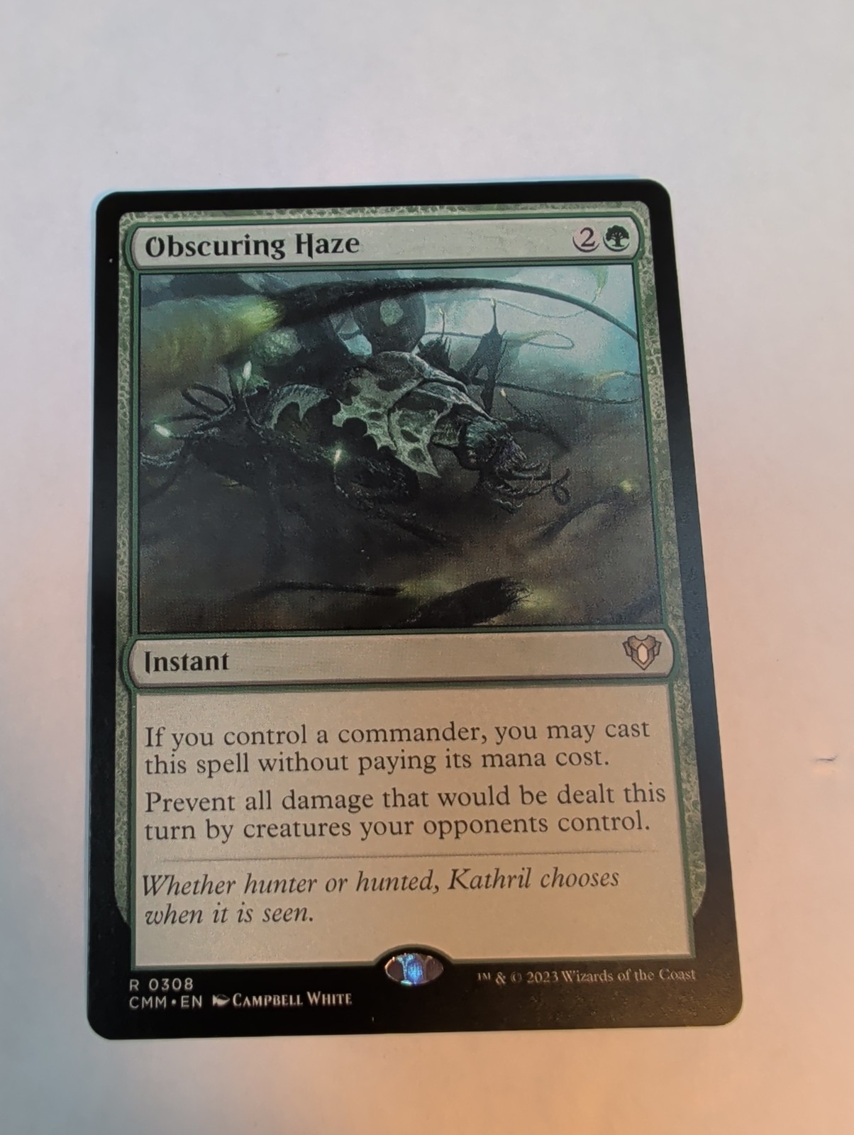Obscuring Haze Commander Masters NM!!!
