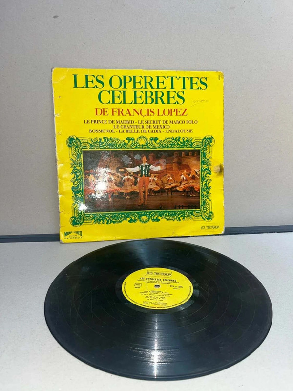 Les opérettes célèbres de Francis Lopez 33 tours