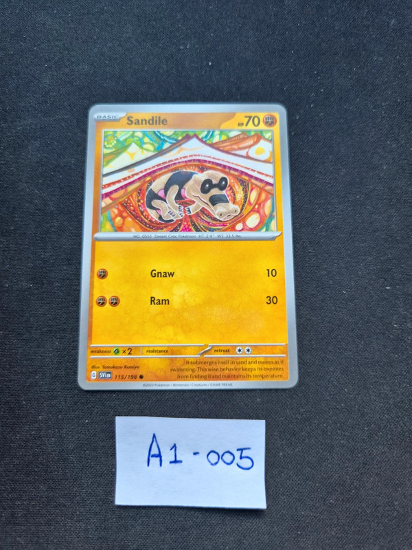 Sandile #115 Pokemon Scarlet & Violet