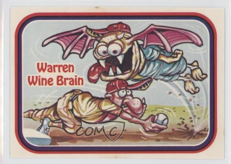 Donruss 1988 Fantastico! All-Stars Warren Wine Brain #43 2a1