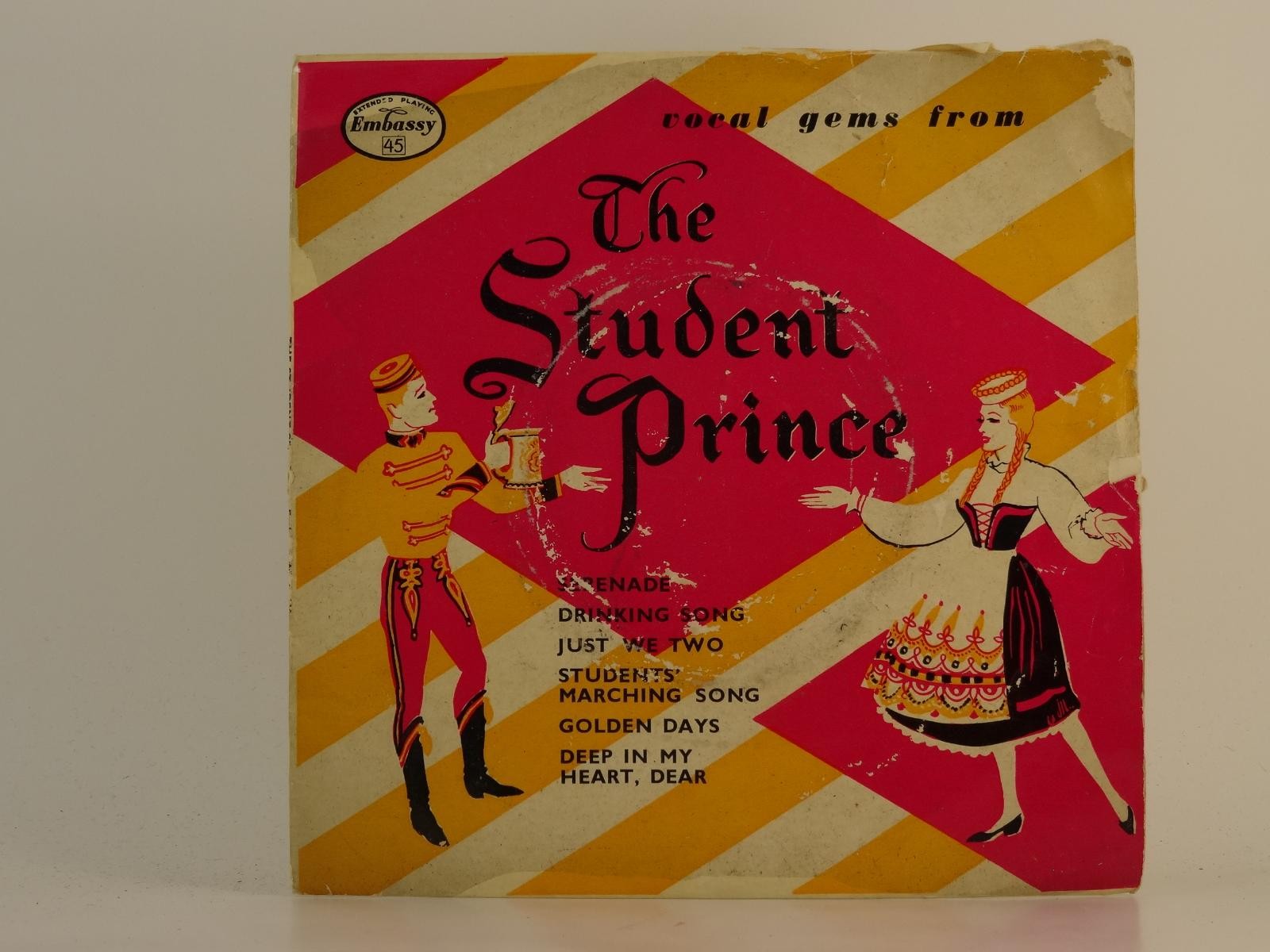 SERGE LAMONT THE STUDENT PRINCE (84) 6 Track 7" Single including Picture Sleeve 