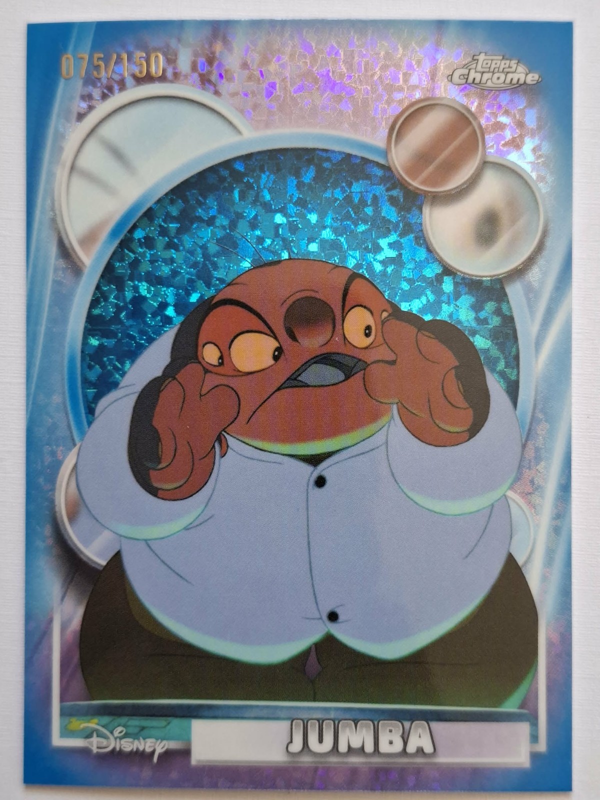 JUMBA 2026 Topps Chrome Disney #153 Blu Mini-Diamante Ref 075/150 Lilo & Stitch