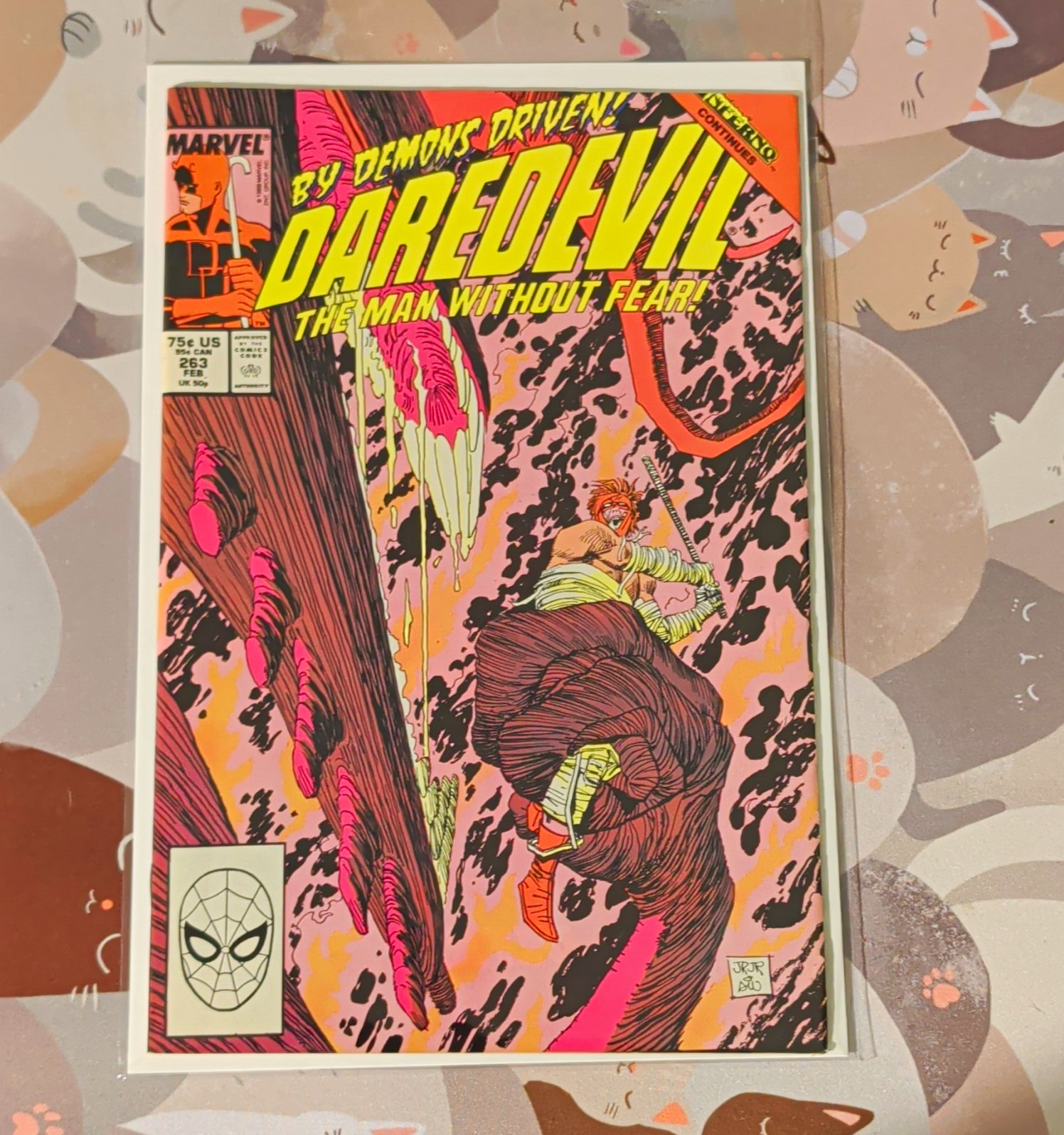 Marvel Daredevil #263 Guidati dai Demoni! Imbarcato età rame 1988