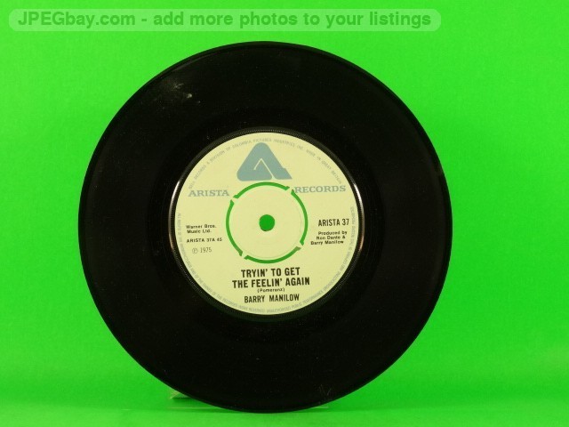 MANILOW,BARRY TRYIN' TO GET THE FEELIN' AGAIN (2) (137) 7" ARISTA