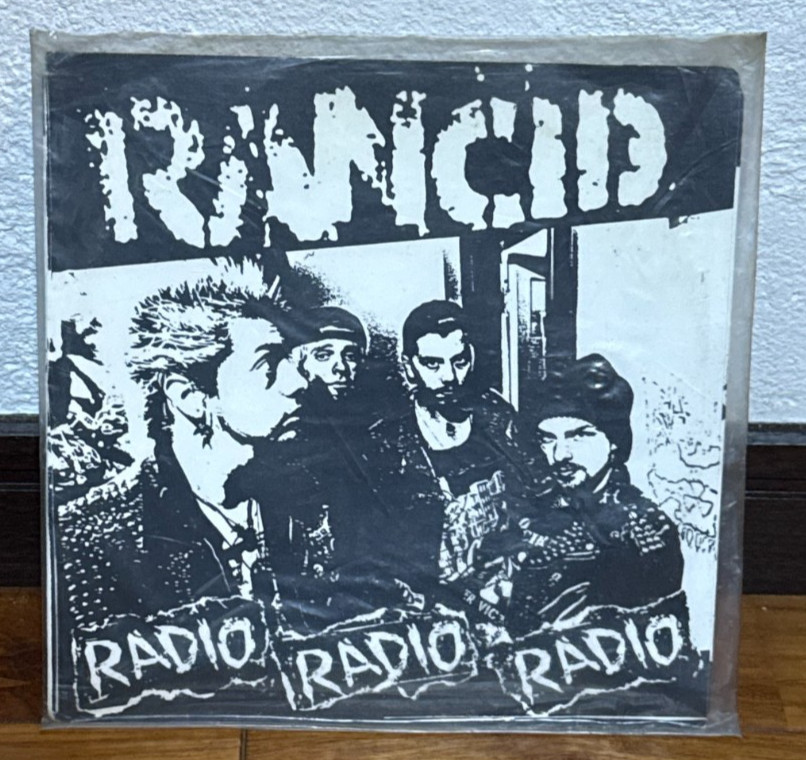 Rancid Radio Radio Radio 7" EP 1993 Fat Wreck Chords FAT 509 Punk Vinyl