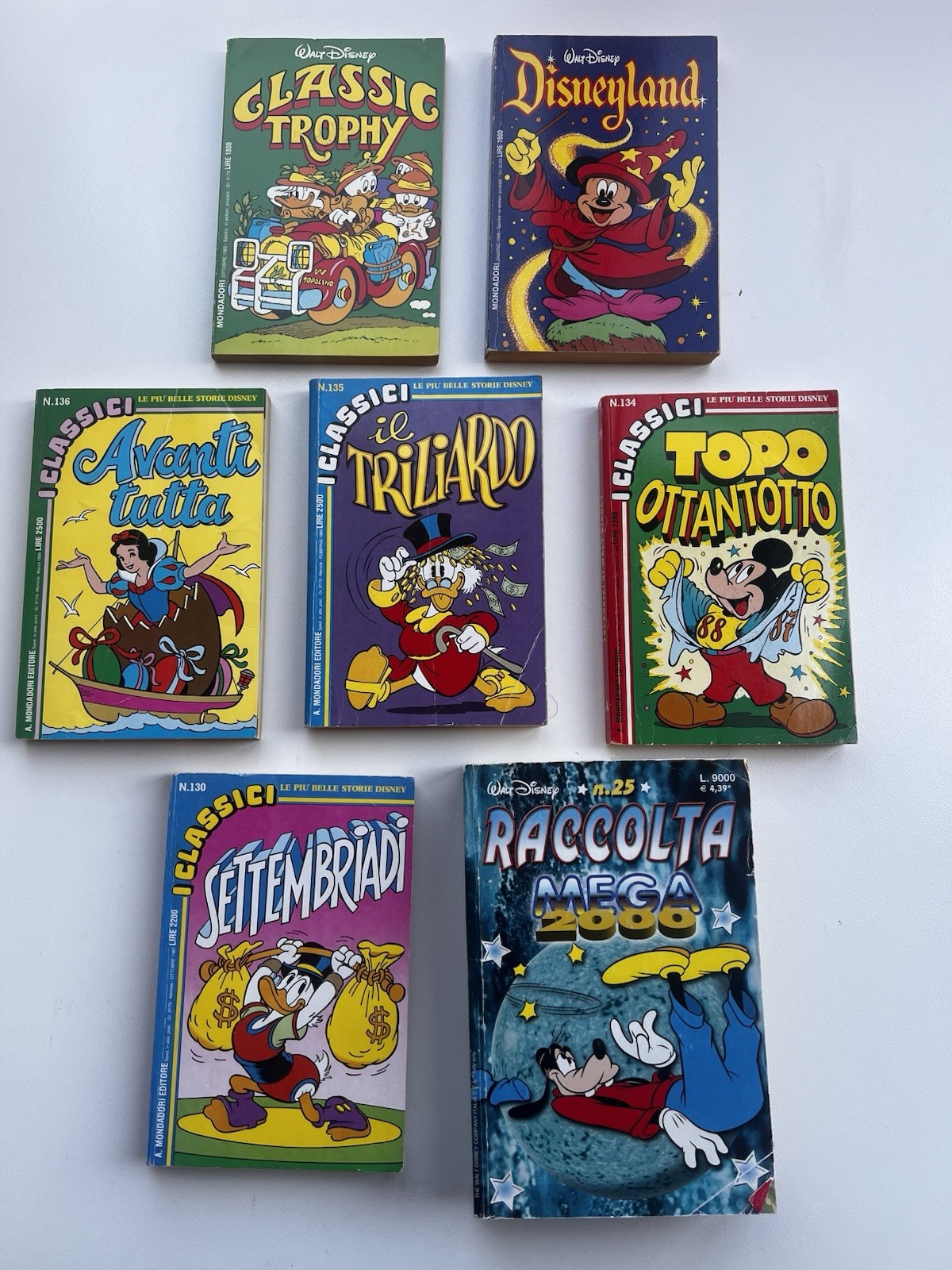 Disney lotto fumetti I Classici di Walt Disney + Raccolta Mega 1986 n.25