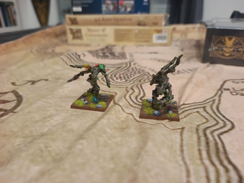 Warhammer Old World Wood Elves Army: 2 painted treekens