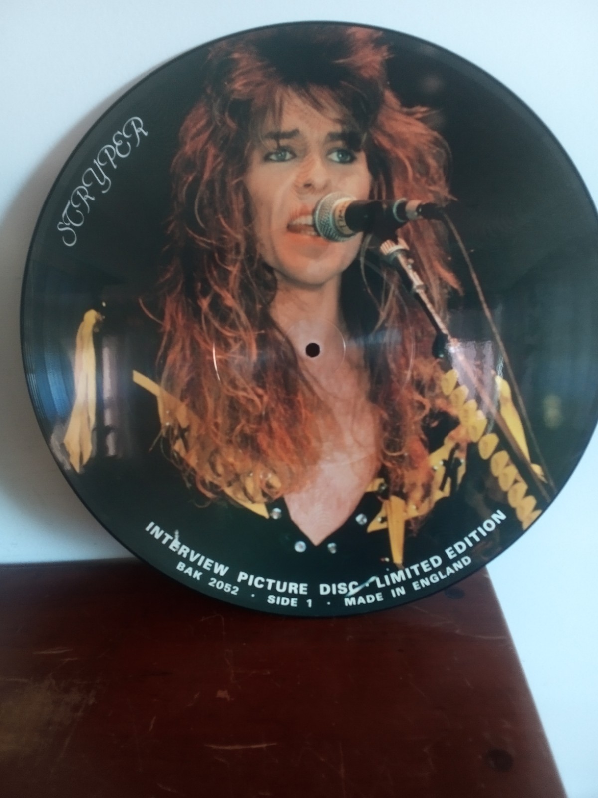 Stryker Interview Picture Disc- RARE-Made In England - Limited Edition